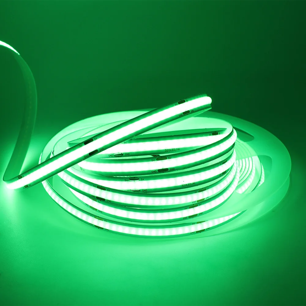 ตัวเลือกสินค้า แถบแสง LED ยืดหยุ่น 320 ดวง/ม. 5V ไฟแบ็คไลท์