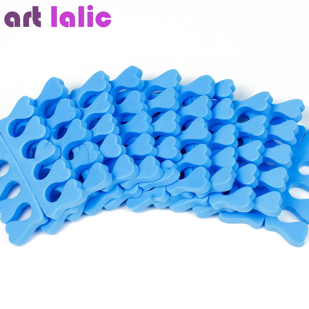 Toe Separators EVA Foam Toe Separator Soft Nail Tools Finger Feet Care Braces & Supports Manicure Accessories 20Pcs