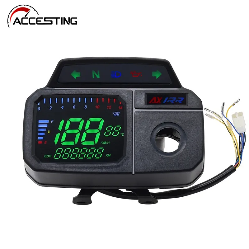 Motorcycle-Speedometer-With-RPM-100cc-AX-100-Digital-Moto-Speedometer ...