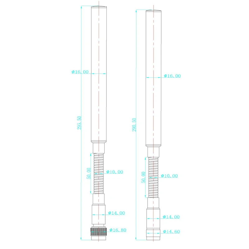 LoRa Wan 구즈넥 안테나 840MHz 863-870MHz 868MHz 869MHz 868-915MHz 메쉬타스틱 고효율 안테나 SMA 커넥터