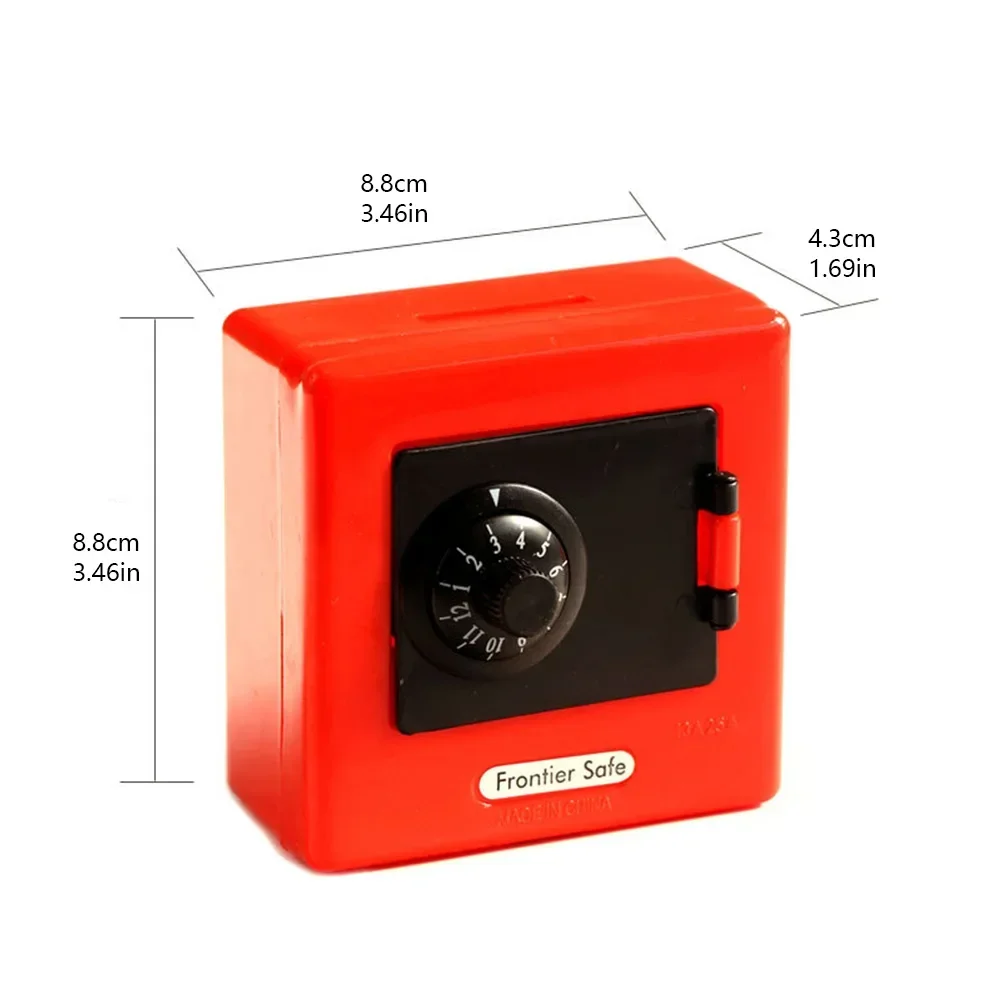 Retro Atm Rotating Password Cash Coins Saving Box Mini Bank Money Box Bank Safe Box Automatic Deposit Banknote Christmas Gift 5