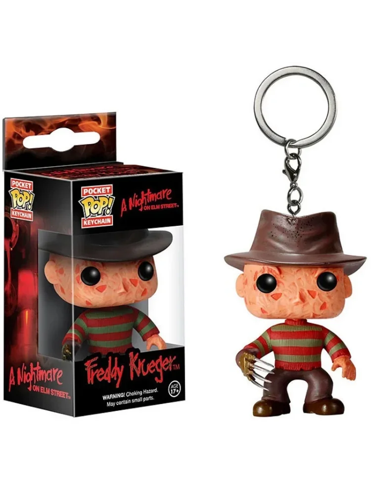 thumbnail image 4 of FUNKO POP El Kruger en Elm Street llavero PVC figura de acción juguetes modelo coleccionable, 4 of 4