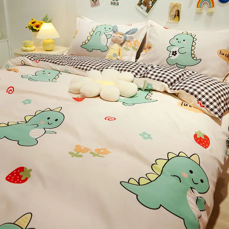 

Queen Bedding Set Queen-length Bedding Set... Bedclothes Bed Sheets Set Duvet Cover Couple Double Bed Sheet Bedspread Comfort
