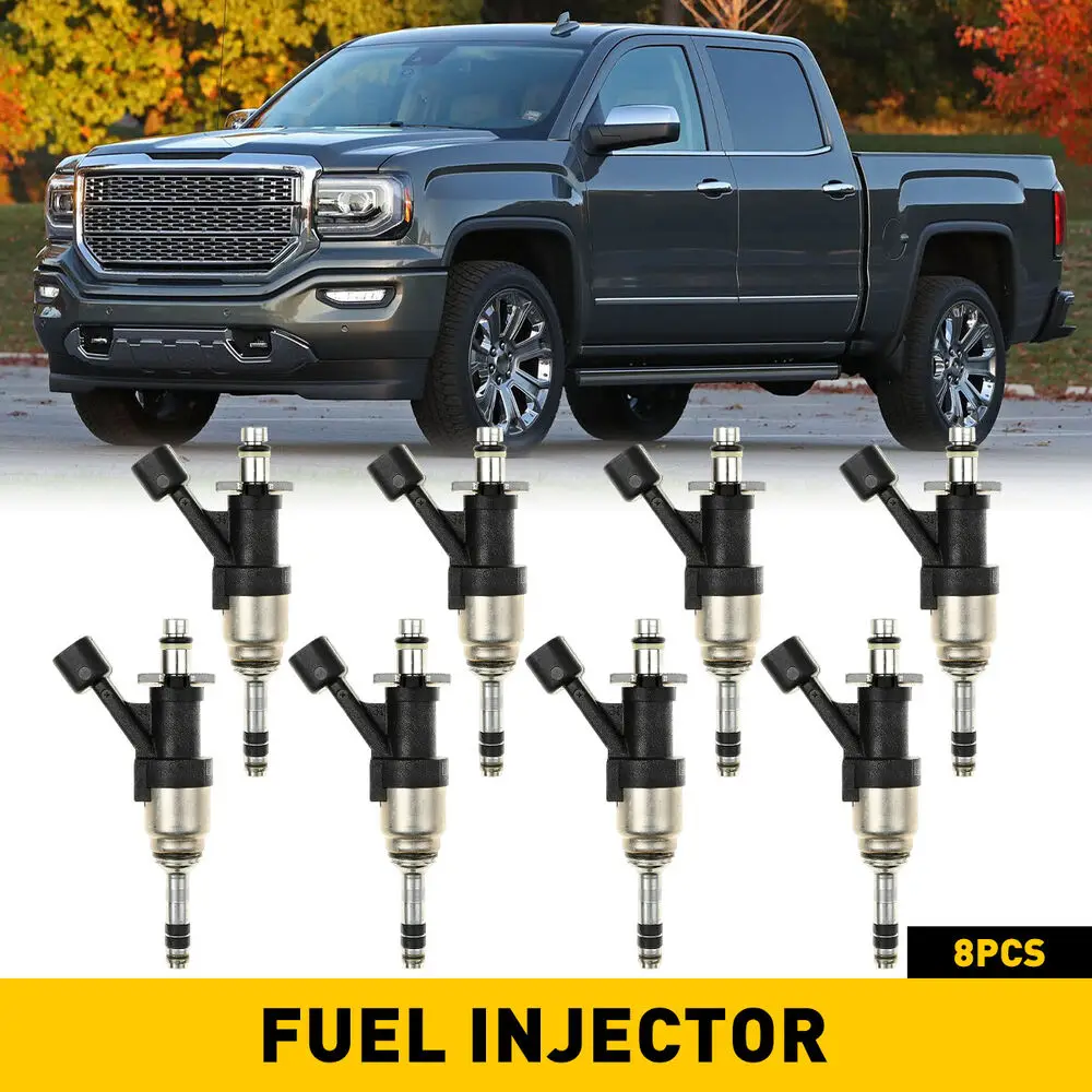 

Набор топливных форсунок (8) для Chevrolet Silverado 2014-18 1500 GMC #12656005