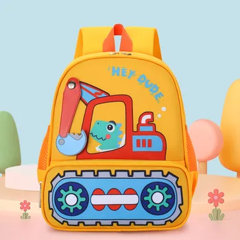 Cute Excavator Kids Backpack 7