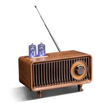 가정용 블루투스 스피커 FM 라디오 서브우퍼 메모리 카드 U 디스크, 고음질 실내 무선 MP3 휴대용 레트로 스피커