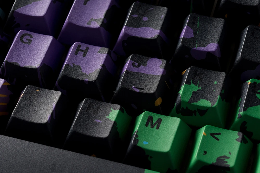 ZOM 100 Cherry Profile Zombie 100 Dye Sub Keycap Set thick