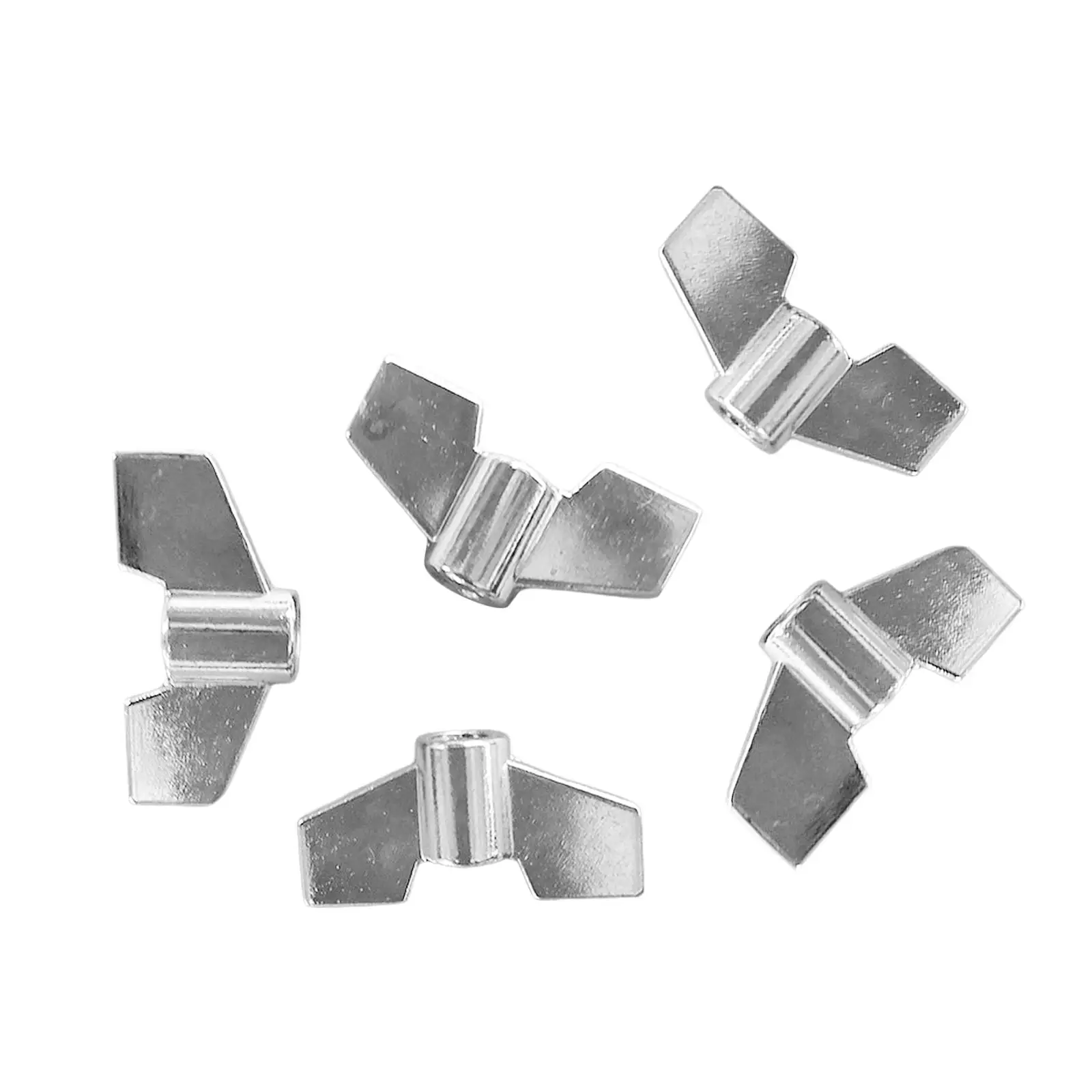 

5x Cymbal Wing Nuts Drum Replacement Parts Percussion Instrument Accessories Practice Drum Wing Nuts for Cymbal Stackers