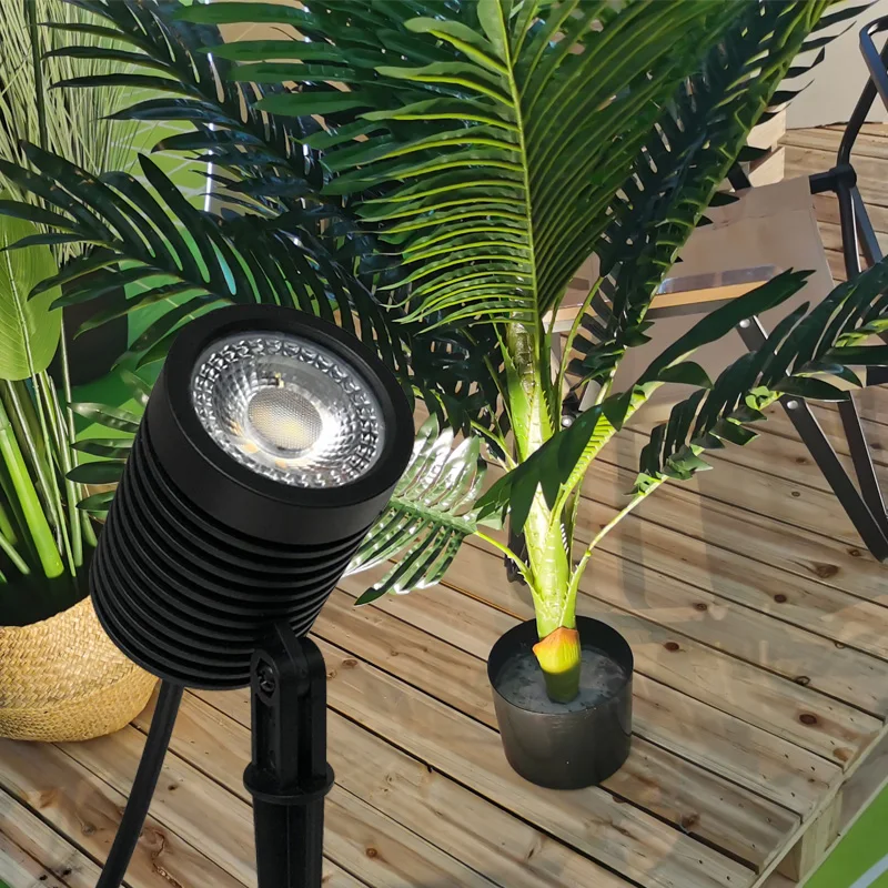 

Пластиковый современный черный Точечный светильник SMD для газона, низкая цена, оптовая продажа, высокая яркость IP65, мини садовый Точечный светильник IP65 5 Вт
