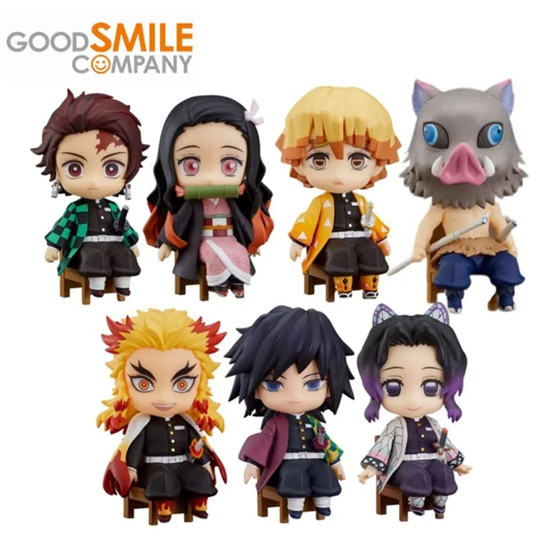 Gsc Oregrnal Sit Down! Nenderoid Demon Slayer Anime Figure Kamado Nezuko Action Figure Ornamento Di Natale Giocattoli Regalo Per Bambini