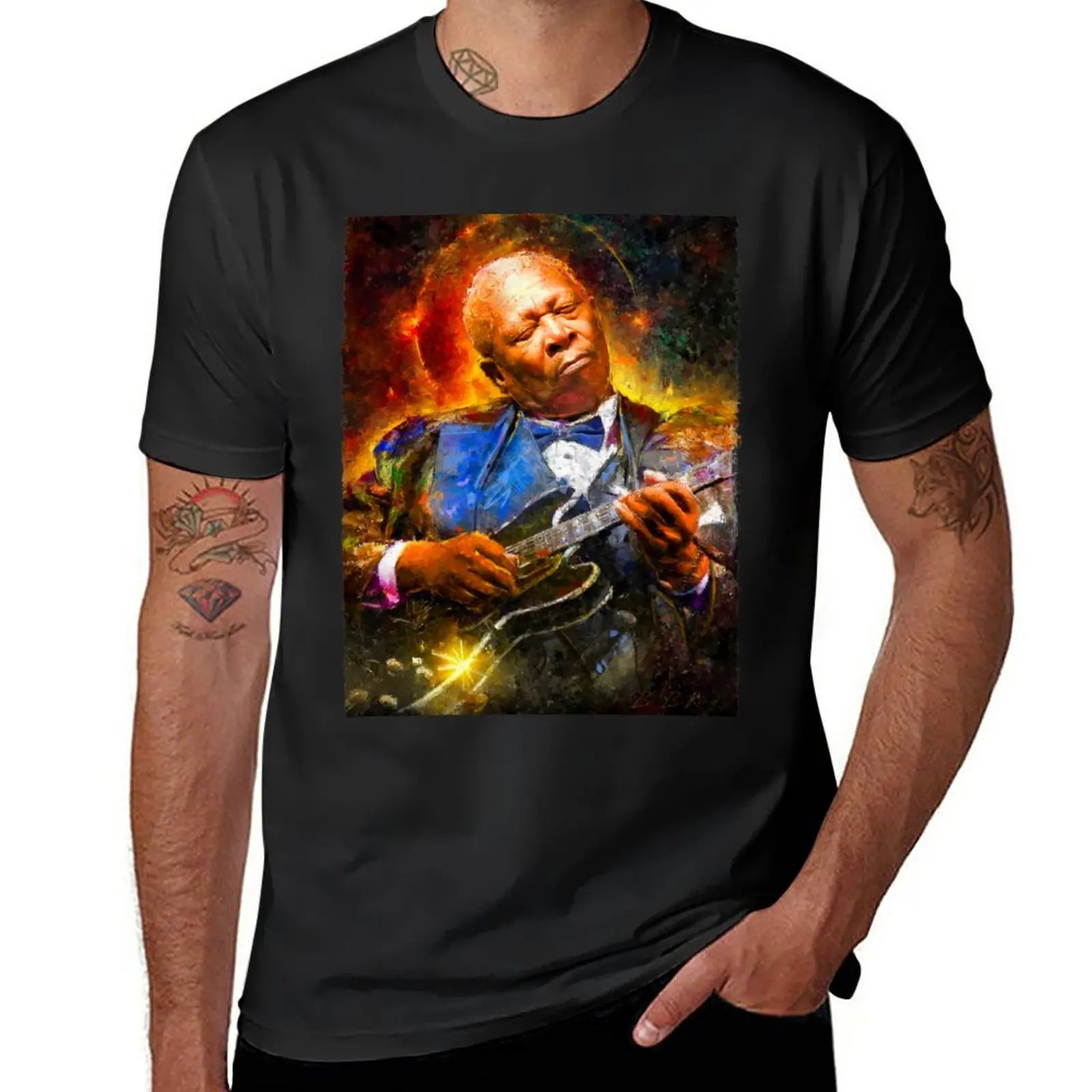 

BB King T-Shirt korean fashion for a boy new edition Blouse mens tall t shirts