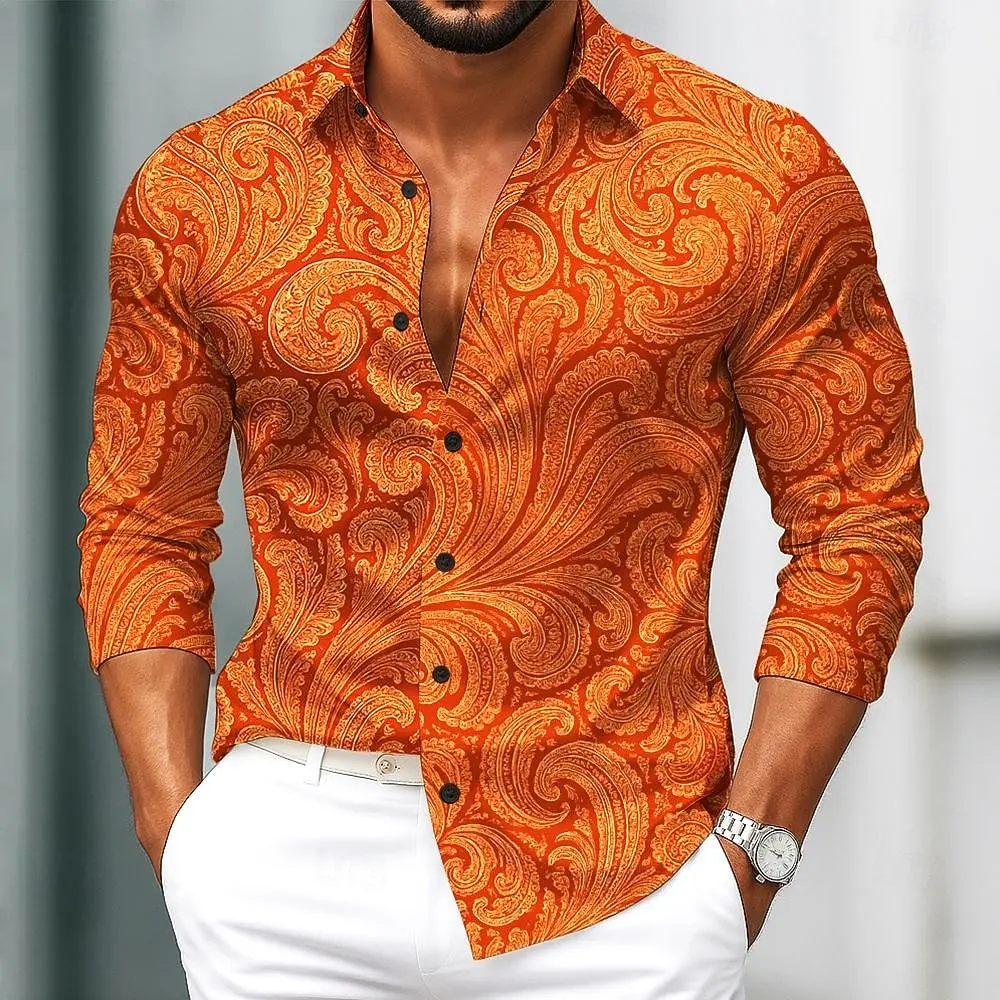 Men’s Paisley Floral Shirt 3