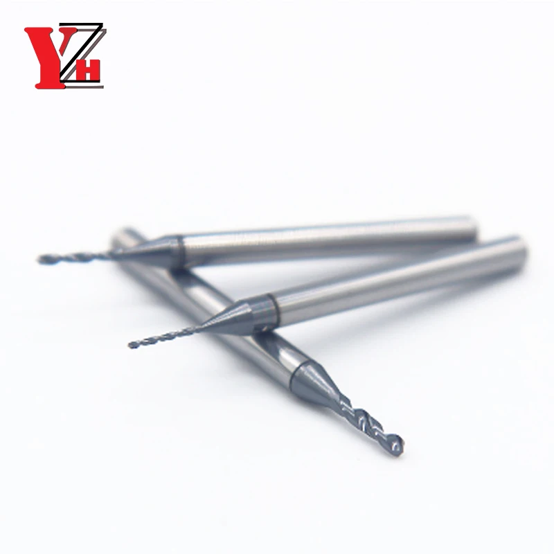 YZH 마이크로 드릴 비트 구멍 생크 D3 CNC 선반 모놀리식 금속 0.15mm 2.95mm 용 정밀 미니 트위스트 드릴