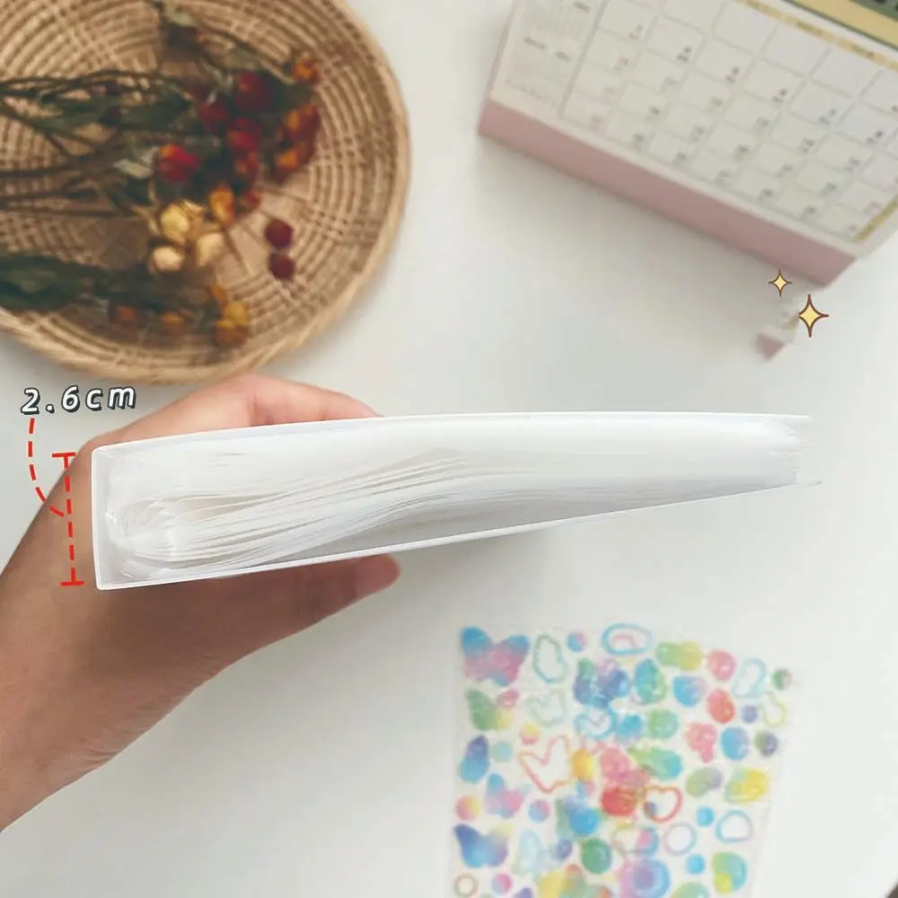 정리함 사진 케이스 디스플레이 문구, 아이돌 카드 보관 거치대, 사진 컬렉션 스티커, 책 보관 스티커 앨범