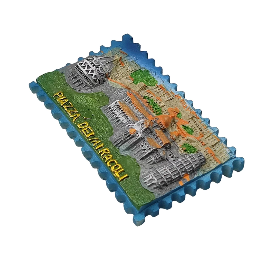 Pisa 이탈리아 3D 피아자 데이 미라콜리 냉장고 자석 기념품 선물, 송진 수제 홈 데코 컬렉션