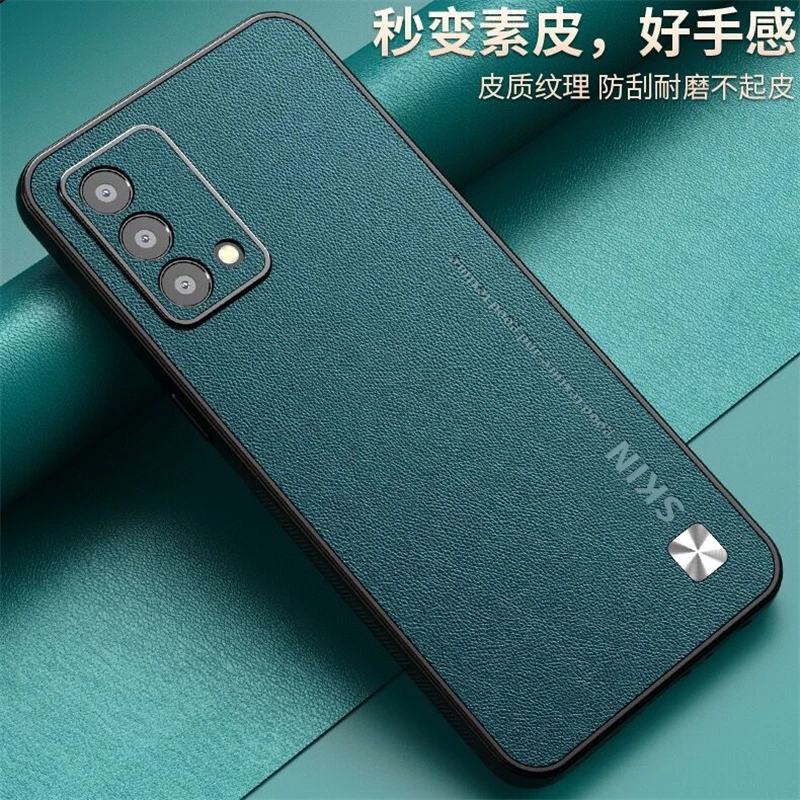 Luxury Leather Shockproof Bumper Phone Case, Stylish and Durable Cover