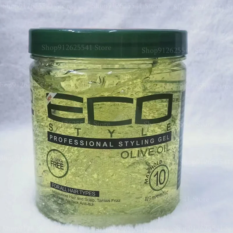 

473ml ECO Hair Styler Styling Gel Wax Olive Oil Hair Control For All Hair Types Moisturizes Hair and Scalp