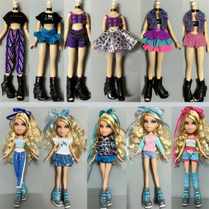 

30 см Monster High Doll для кукол Bratzes, мягкая повседневная одежда ручной работы, наряд для кукол, одежда для девочек, игрушки