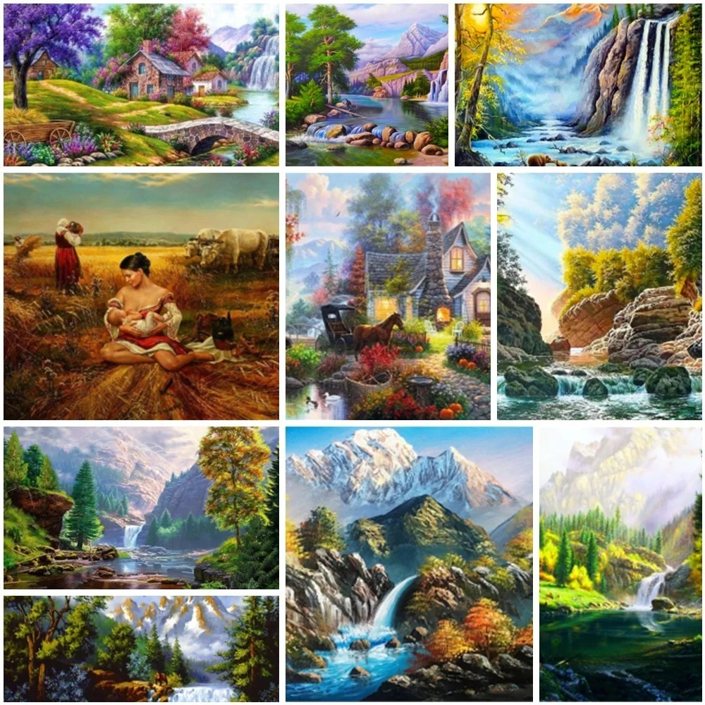 Natural Landscape Paint By Numbers