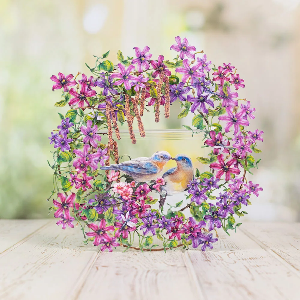 매혹적인 Catkins Clematis 커팅 다이 스크랩북 일기 장식 스텐실 엠보싱 템플릿 DIY 인사말 카드 수제 2026