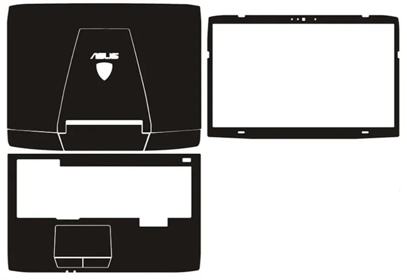 

Customize Size Model 1PCS Skin Pre-cut Vinyl Case Cover Protective Film For ASUS G751 G751JY G751JT G751JM G751JL 17.3-inch