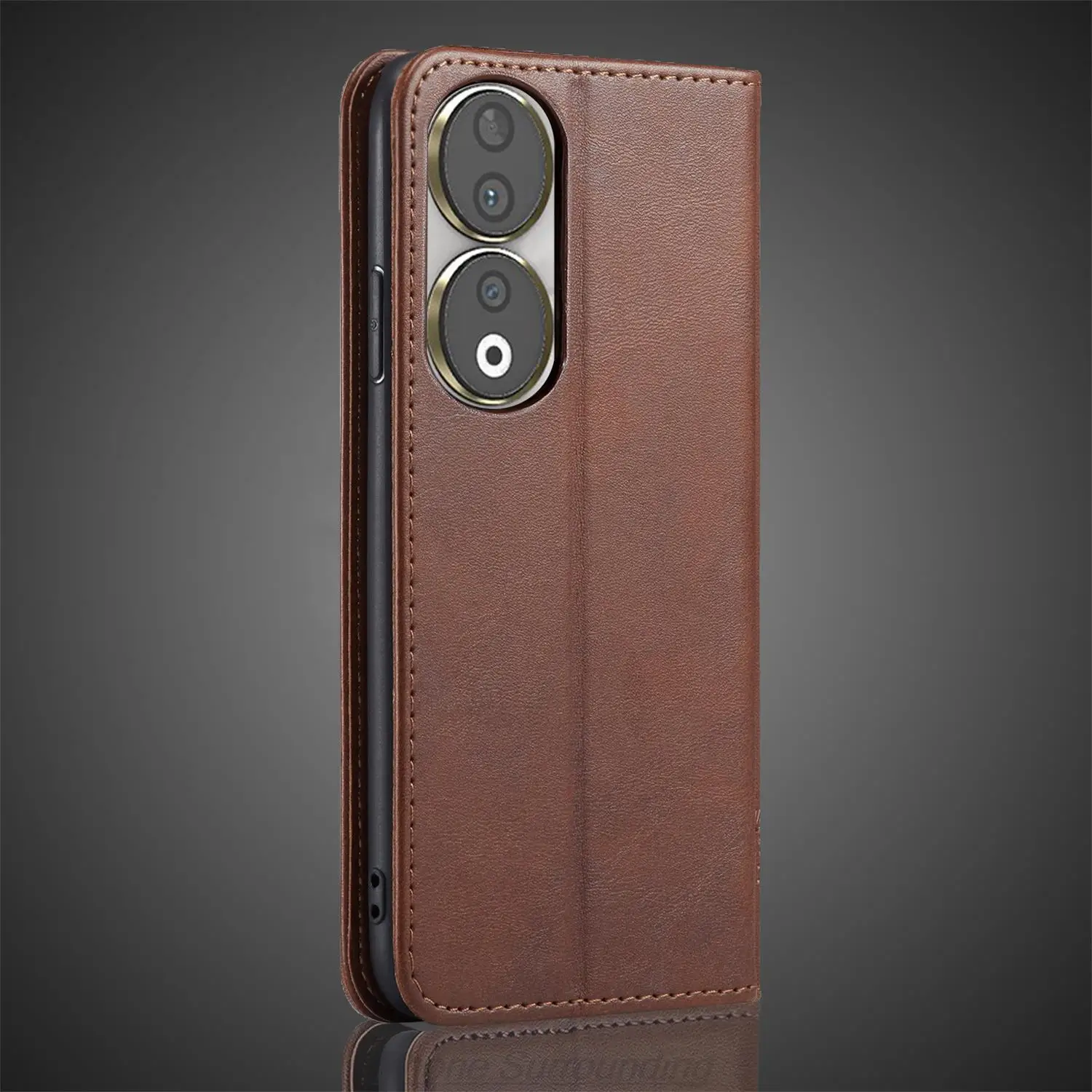 Atração Magnética Capa Case para Huawei Honor 90 Flip Case Titular do Cartão Carteira de Couro Honor90 - Image 4