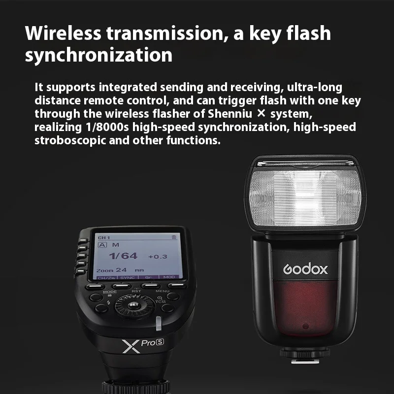 Godox V850III 76W 2.4G GN60 Wireless X System Li-ion Battery Speedlite for Canon Nikon Sony Pentax Olympus 6