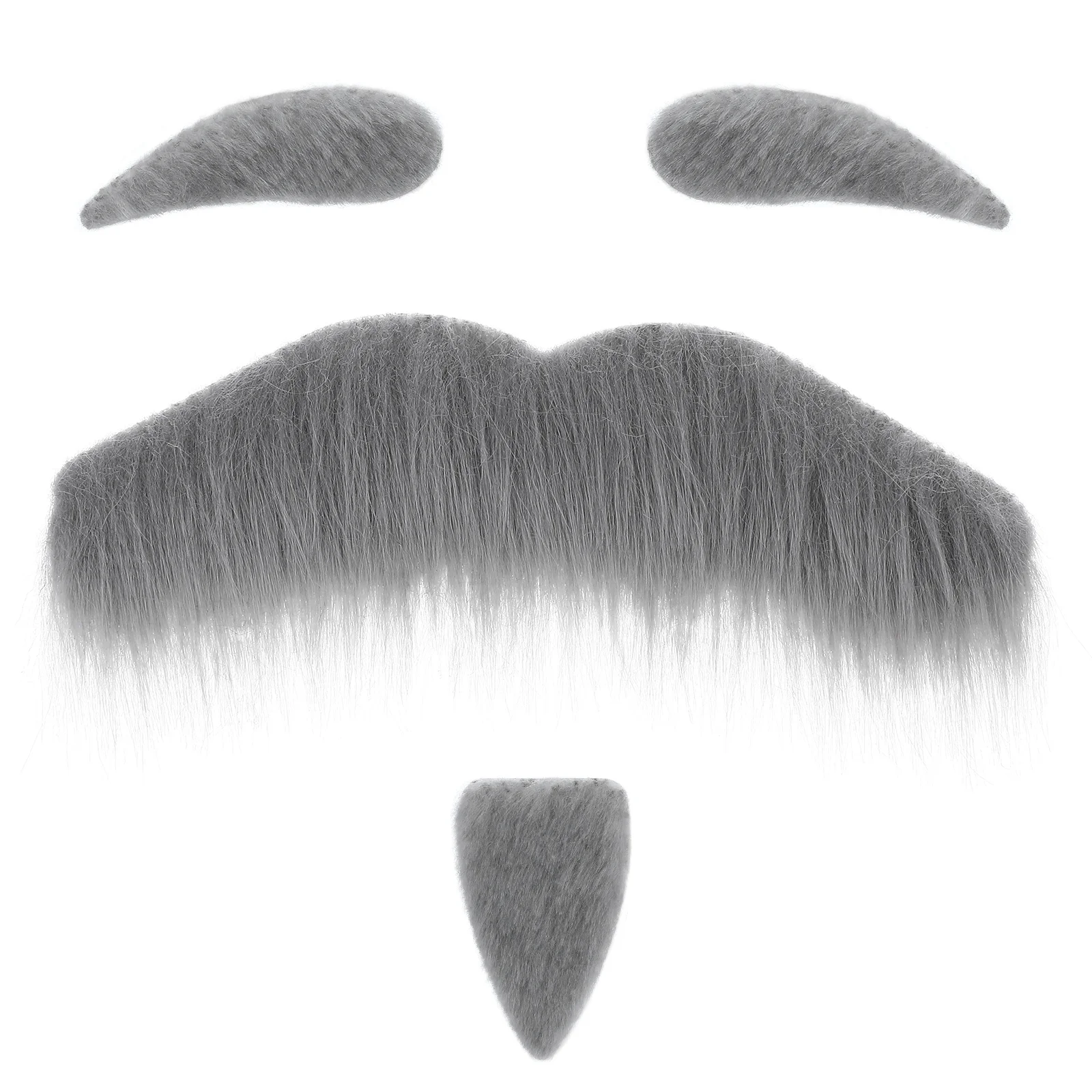 

Masquerade Halloween Props Party Self Adhesive Fake Beard Realistic Fake Mustache for Party Cosplay