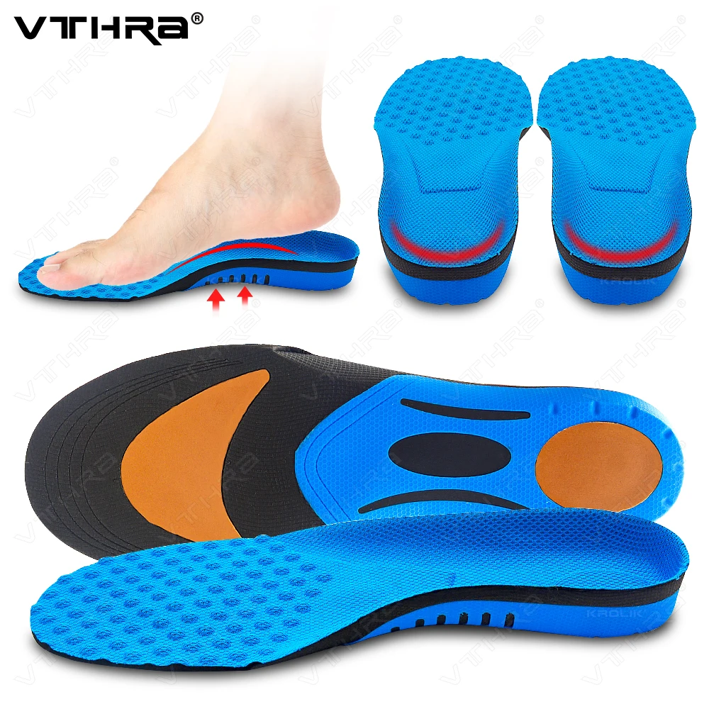 

EVA Orthopedic Flat Foot Health Sole Pad Massage Orthotic Gel Insole For Shoes Insert Arch Support For Plantar Fasciitis Unisex