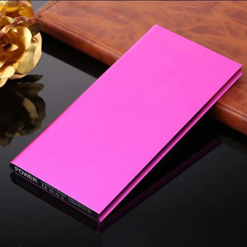 10000mAh Portable Silm Power Bank External Battery Phone Charger Polymer Powerbank for Xiaomi iPhone Samsung Huawei Poverbank 4