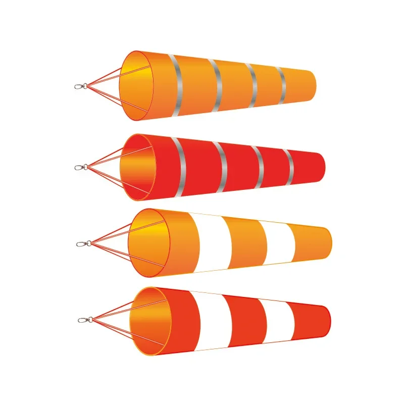 Garden Art Decor Wind Sock Weather Vane Reflective Windsock Outdoor Scratchproof Windproof Fluorescent Reflective Windsock Weathervane Wind Vane 60/80/100CM