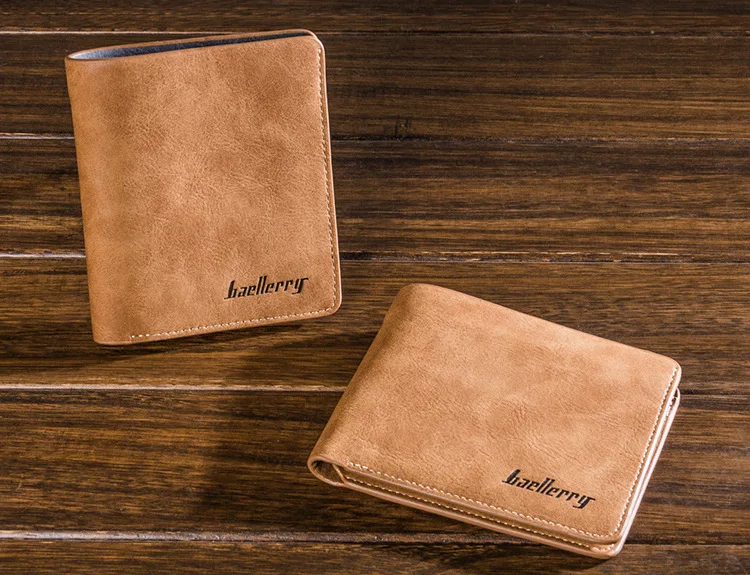 Men Genuine Leather Slim Wallet with Multi-Card Holder