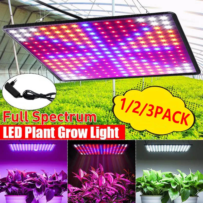 Full Spectrum LED Grow Light Quantum Board AC85 240 EU/US UK/UK Plug