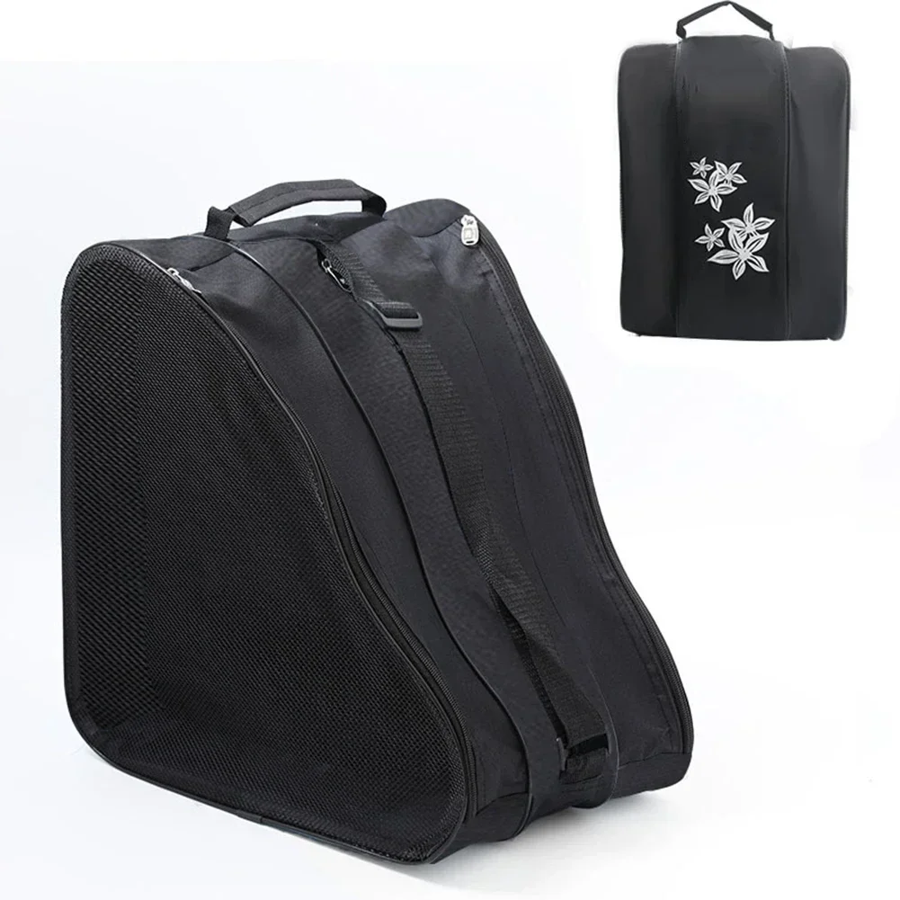 Skateboard Carry Bag Outdoor Three-layer Inline Roller Skating Shoe Backpack Ice Skates Storage Bags Accessories