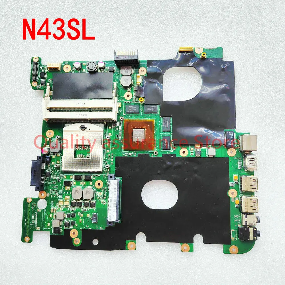 N43SL Laptop Placa-mãe GT540M 1GM Notebook N12P-GS-A1 HM65 DDR3