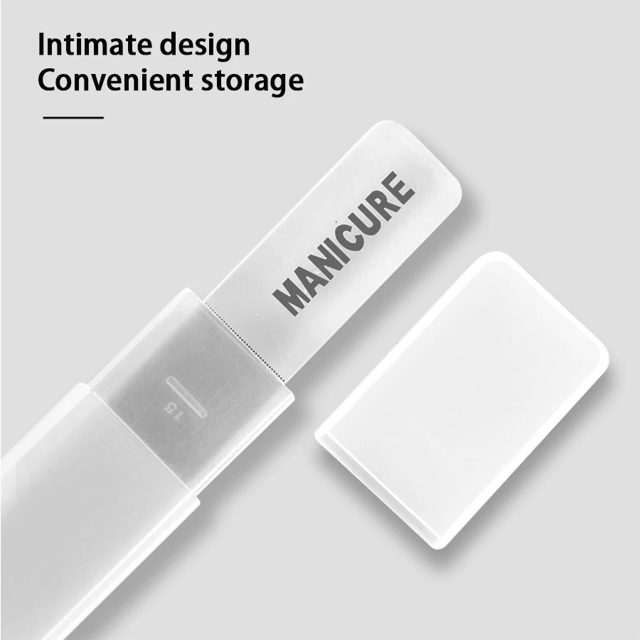Nano Glass Nail File Transparent Crystal Nail Polish Rubbing Strip Polishing And Shining Nail Enhancement Tool 2