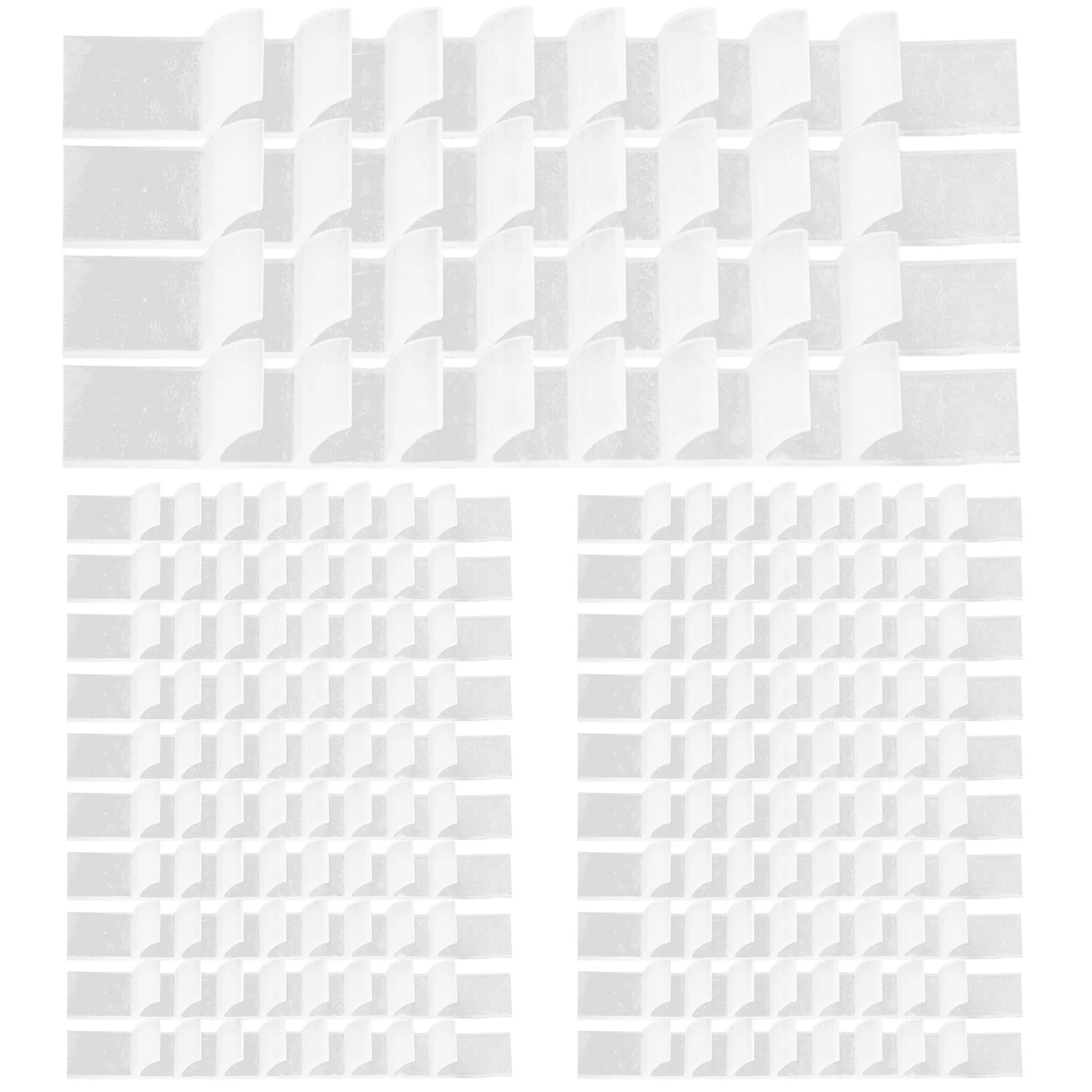 

100 Pcs Hanger Anti-slip Strip Home Anti-skid Strips Grip Accessories Household Coat Silica Gel Anti-shedding Closet Supplies