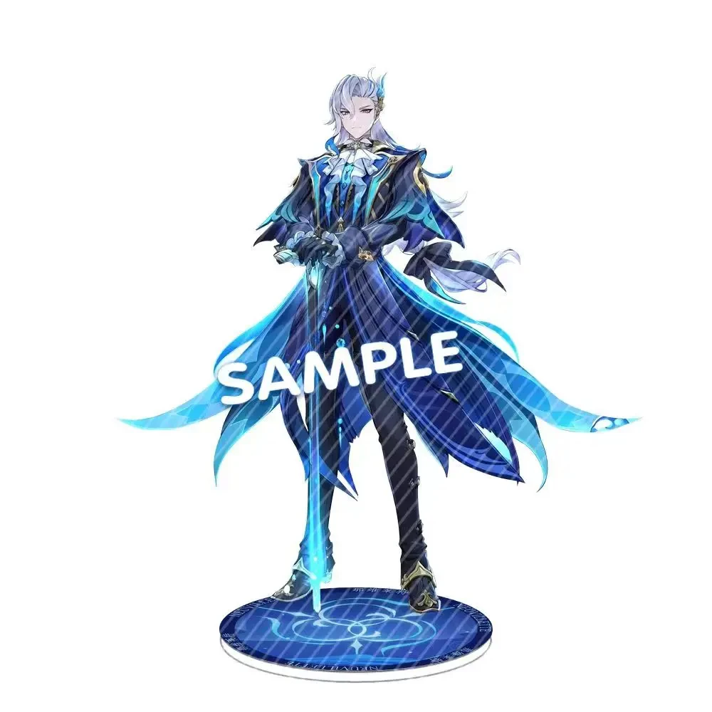 Game Arlecchino Chiori Navia Furina Neuvillette Lyney Genshin Impact Anime Acrylic Stand Model Desk Decor Standing Sign Fen Gift