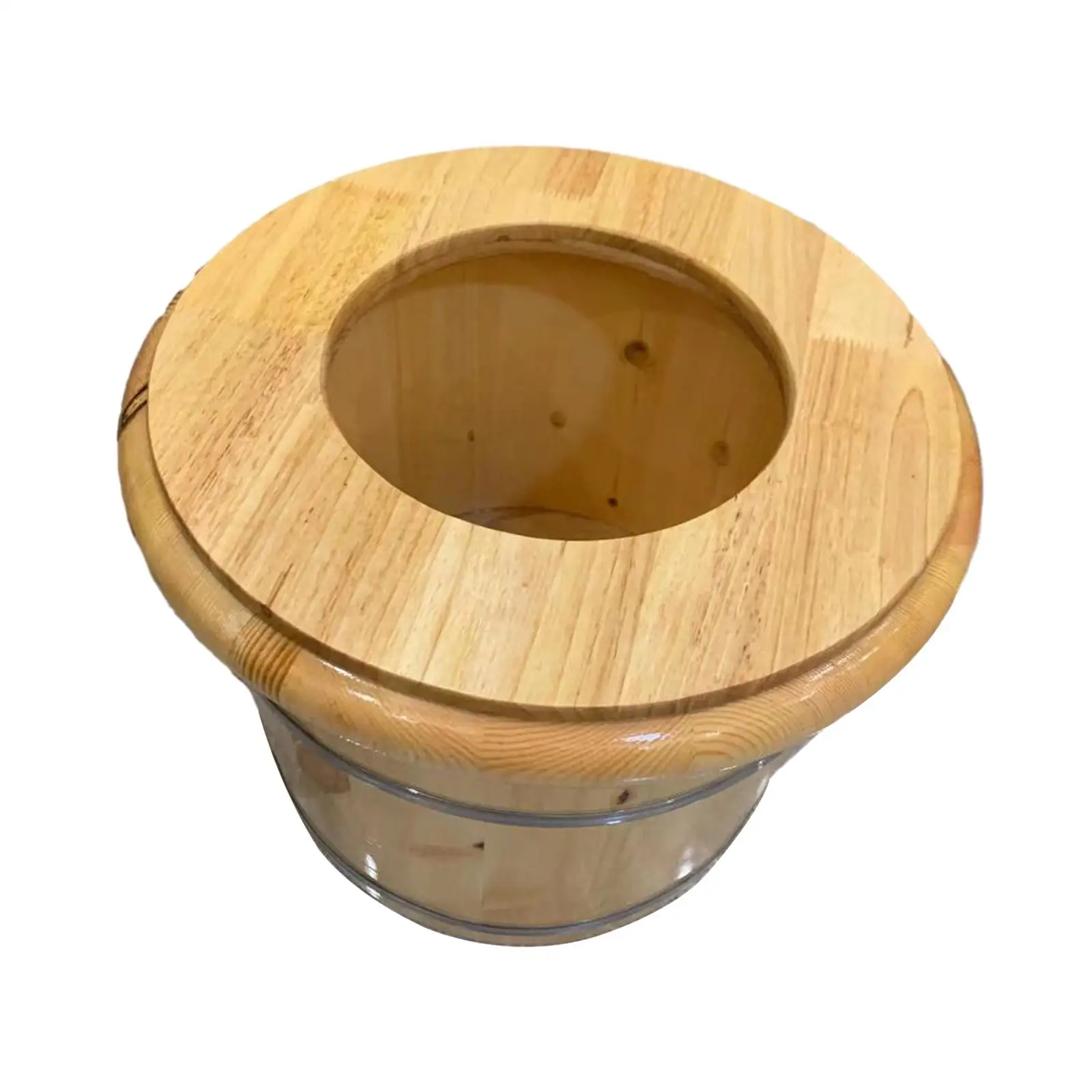 Wood Foot Footbath Bucket Wooden Foot Basin for Home Sauna Bathroom Outdoor