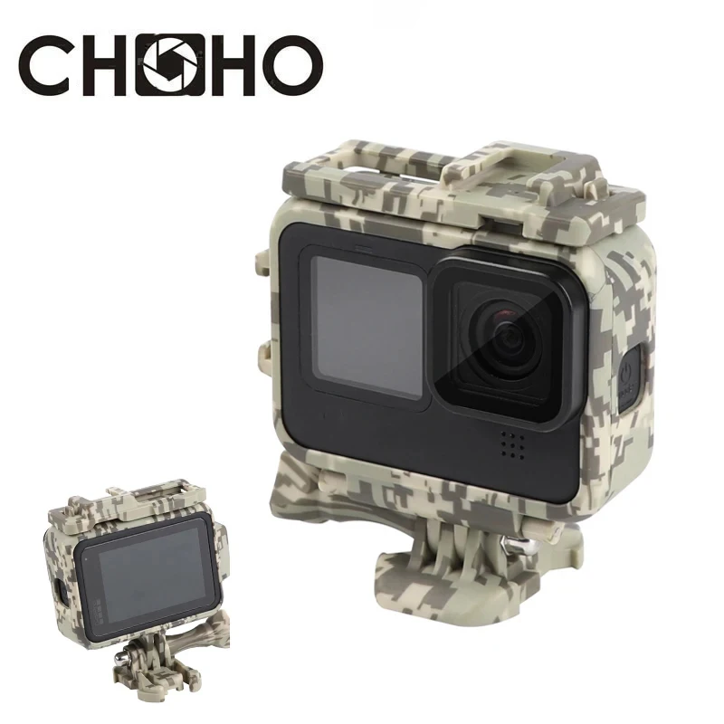 For GoPro Hero 12 Accessories Protect Frame Case Shell Open Side Door +  Mount Cold Shoe For Go Pro 11 10 9 accesorios Gopro12 - AliExpress