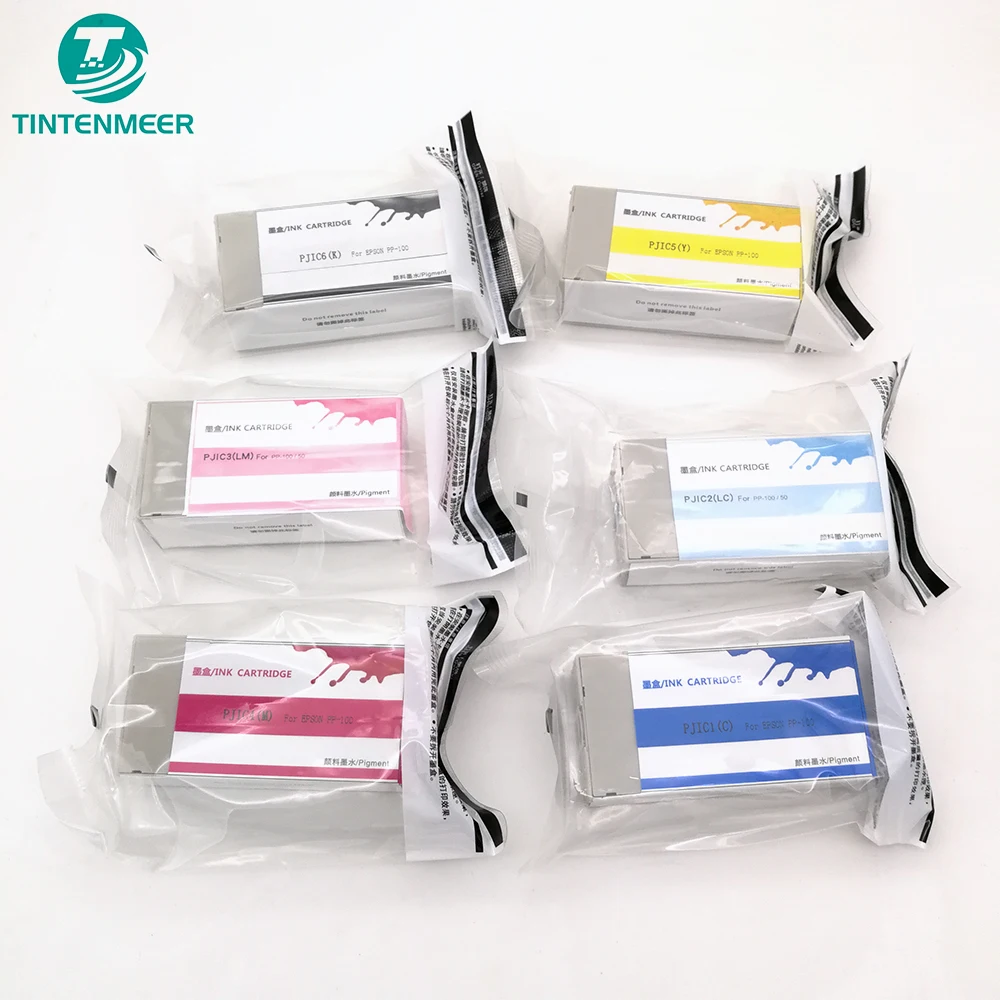 

Чернильный картридж TINTENMEER PJIC1-PJIC6, совместимый с EPSON PP100 PP50 PP 100 50 II BD N NS AP discmanufacturer, автомобильный CD-принтер