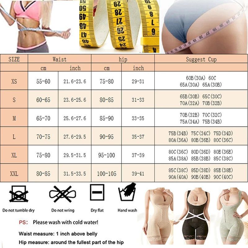 GUUDIA Women Full Body Shaper Open-Bust Slimmer Seamless Tummy Control Shapewear Bodysuit Tummy Control Butt Lifter Bodysuits