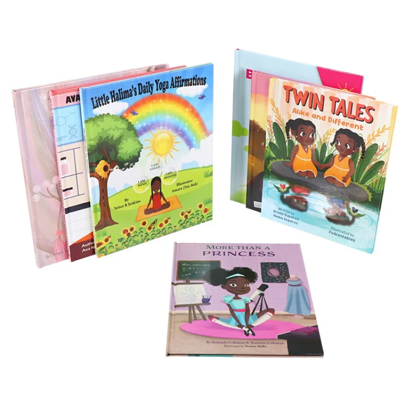 Custom  Custom Book Printing Factory OEM Perfect Binding Kids Children English Color Story Book Printing