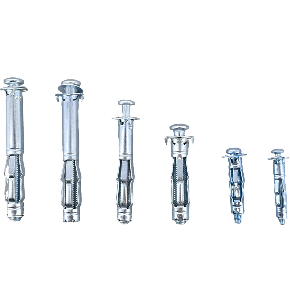 Drywall Anchor M4 M5 M6 M8 Gypsum Bolts Nut Expansion Screws Bolt Pipe Wall Ceiling Hollow Plug Metal