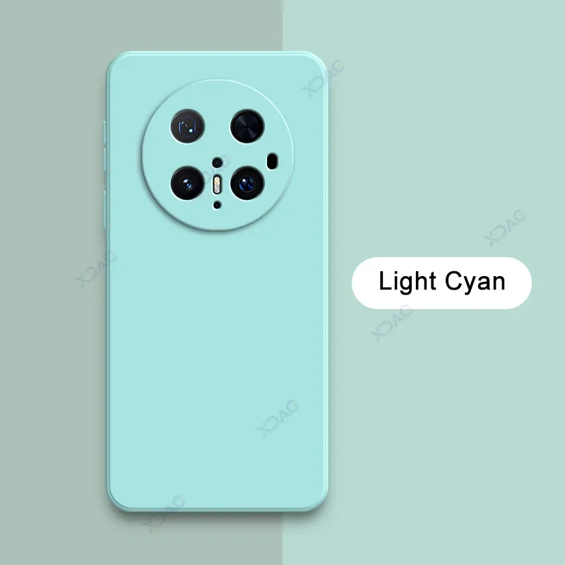 Candy Fashion Soft Square Liquid Silicone Phone Case Cover