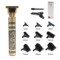 Professional T9 Hair Trimmer Machine Metal Body Beard Trimmer for Men Stainless Steel Blade Hair Clipper Beard Trimmer 1