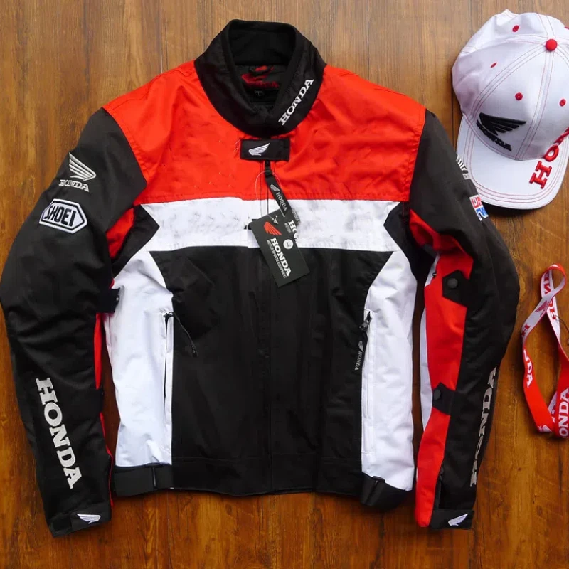 

Summer new motorcycle outdoor cycling suit, racing suit set, motorcycle jacket, anti drop, reflective and breathable