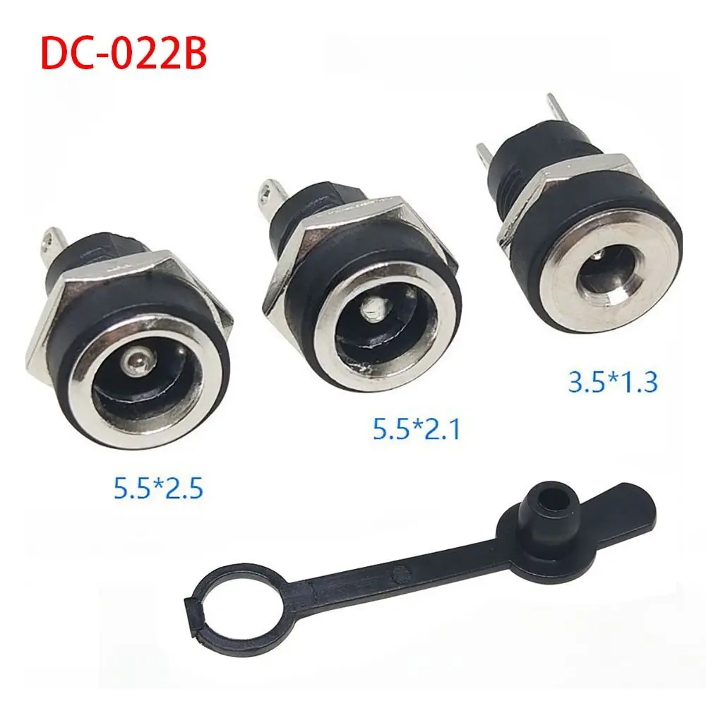 1/10 ชิ้น DC Power Jack Supply Socket Connector 3.5*1.3/5.5*2.1/5.5*2.5 มิลลิเมตร DC 2 Terminal 2 ขาแผง Mount Connector ปลั๊กอะแดปเตอร์ 1
