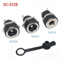 1/10 ชิ้น DC Power Jack Supply Socket Connector 3.5*1.3/5.5*2.1/5.5*2.5 มิลลิเมตร DC 2 Terminal 2 ขาแผง Mount Connector ปลั๊กอะแดปเตอร์ 1