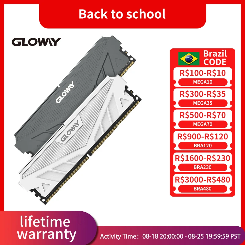 Desktop Ram Memory Gloway DDR4 3200mhz 32GB for Computador desktop ram memory,desktop memory